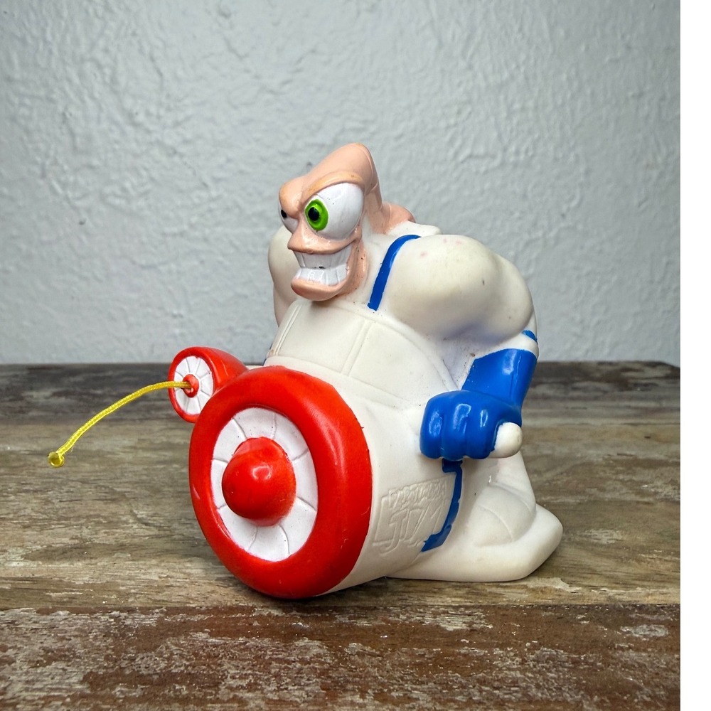Vintage 1995 Taco Bell Earthworm Jim‎ Collectible Toy
